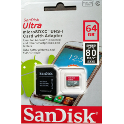 Memoria Micro Sd Sandisk 64 GB